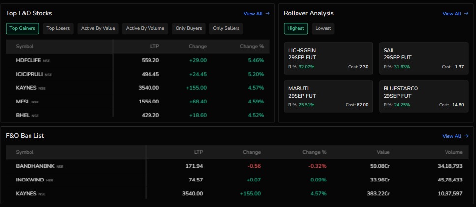 Top F&O Stocks