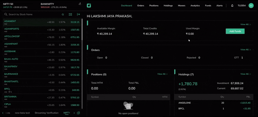 Pre-defined Watchlist